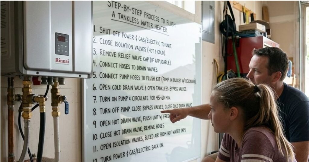 How to Flush a Tankless Water Heater (Step-by-Step Guide)