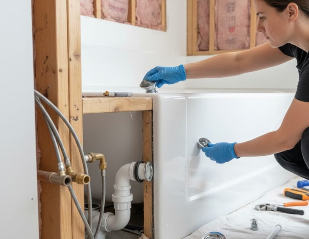 How to Change Plumbing on a Bathtub