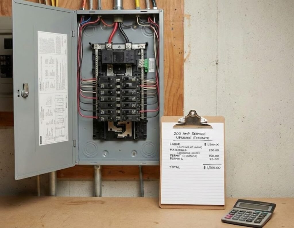 Cost to Upgrade Electrical Panel to 200 Amps