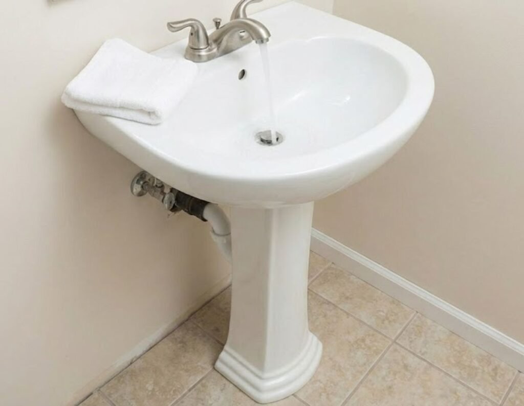 How to Plumb a Pedestal Sink