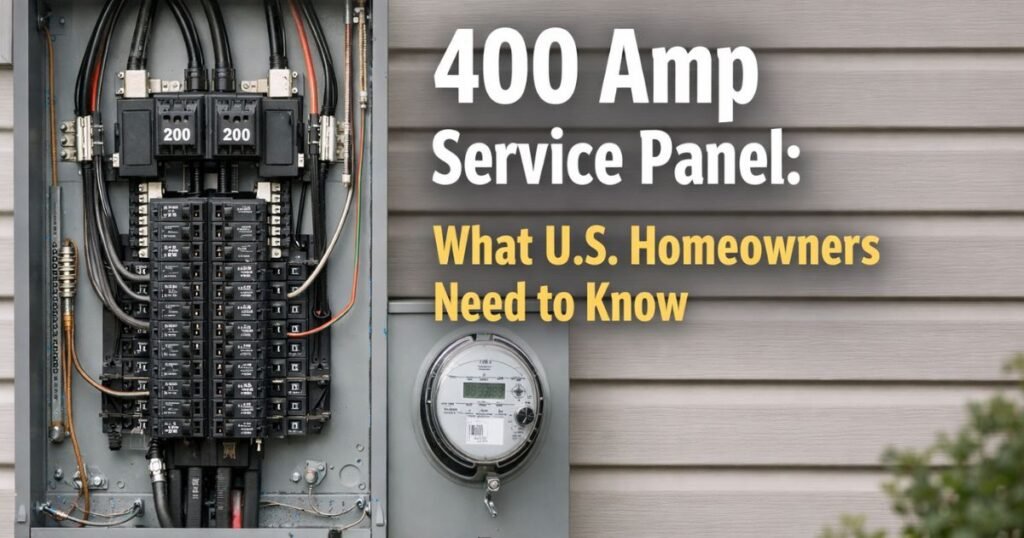 400 Amp Service Panel: What U.S. Homeowners Need to Know