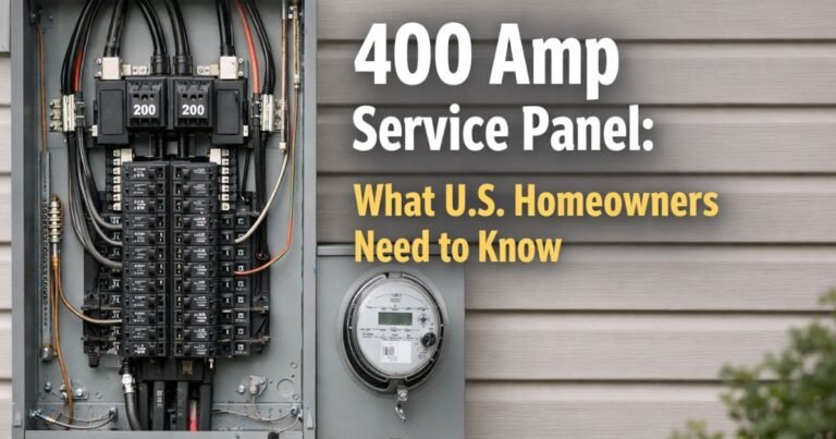 Clean Service Entry Panel 400 Amp Service Panel: What U.S. Homeowners Need to Know - Plumbing Guider