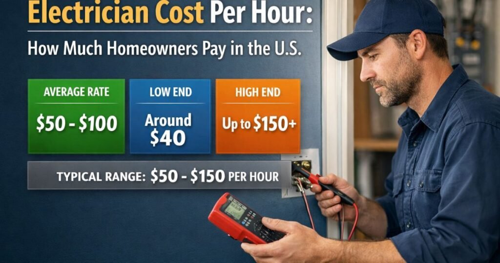 Electrician Cost Per Hour: How Much Homeowners Pay in the U.S.