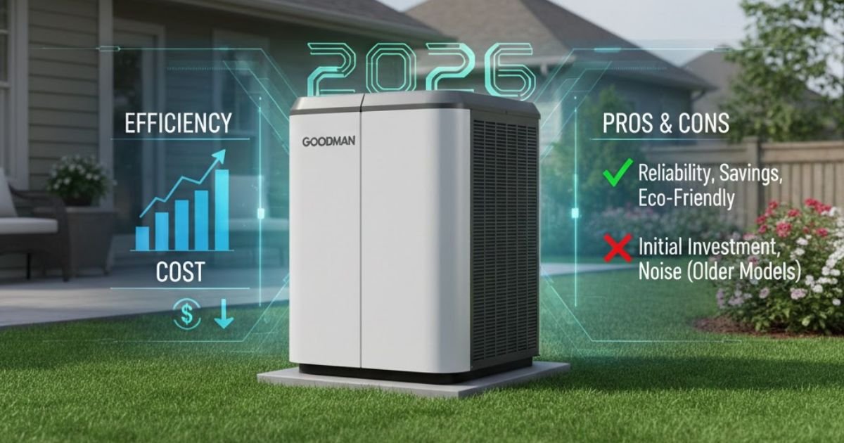 Goodman Heat Pump Review 2026 | Efficiency, Cost, Pros & Cons