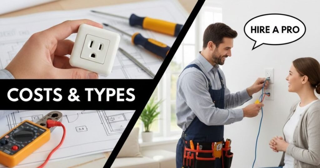 Outlet Installation: Costs, Types & When to Hire a Pro