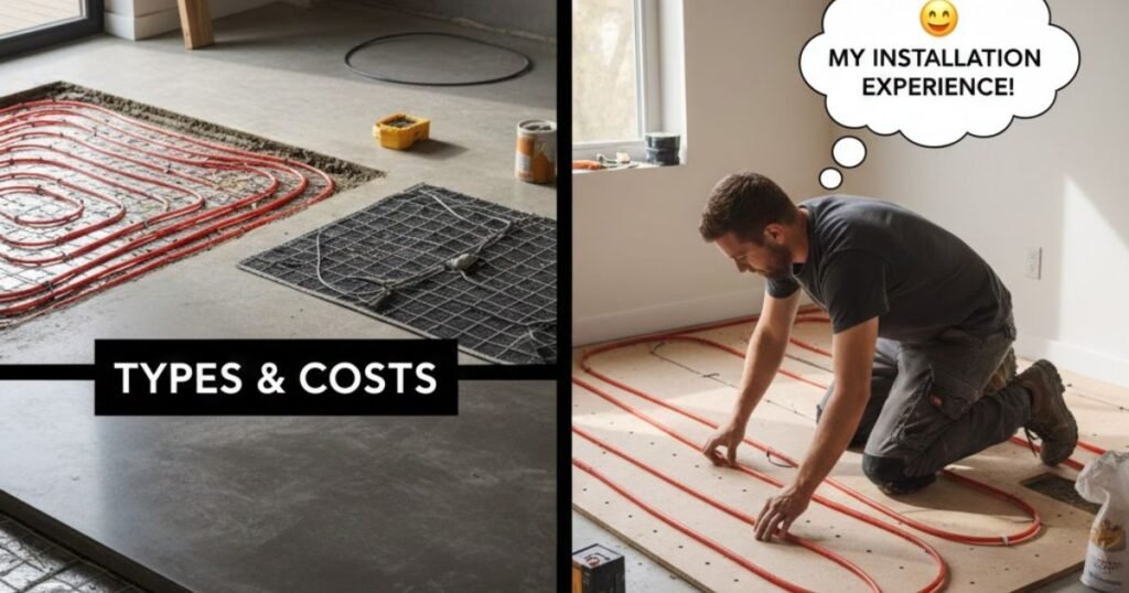 Radiant Floor Heating: Types, Costs & My Installation Experience