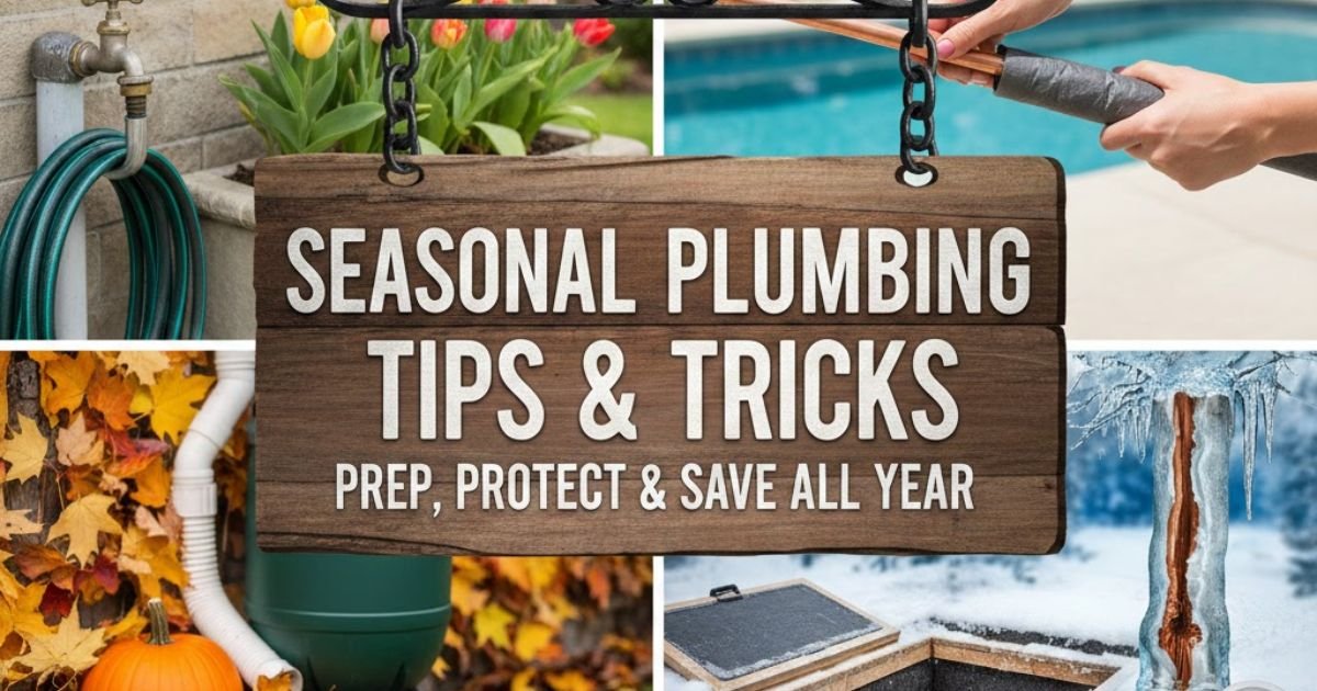 Seasonal Plumbing Tips & Tricks: Prep, Protect & Save All Year