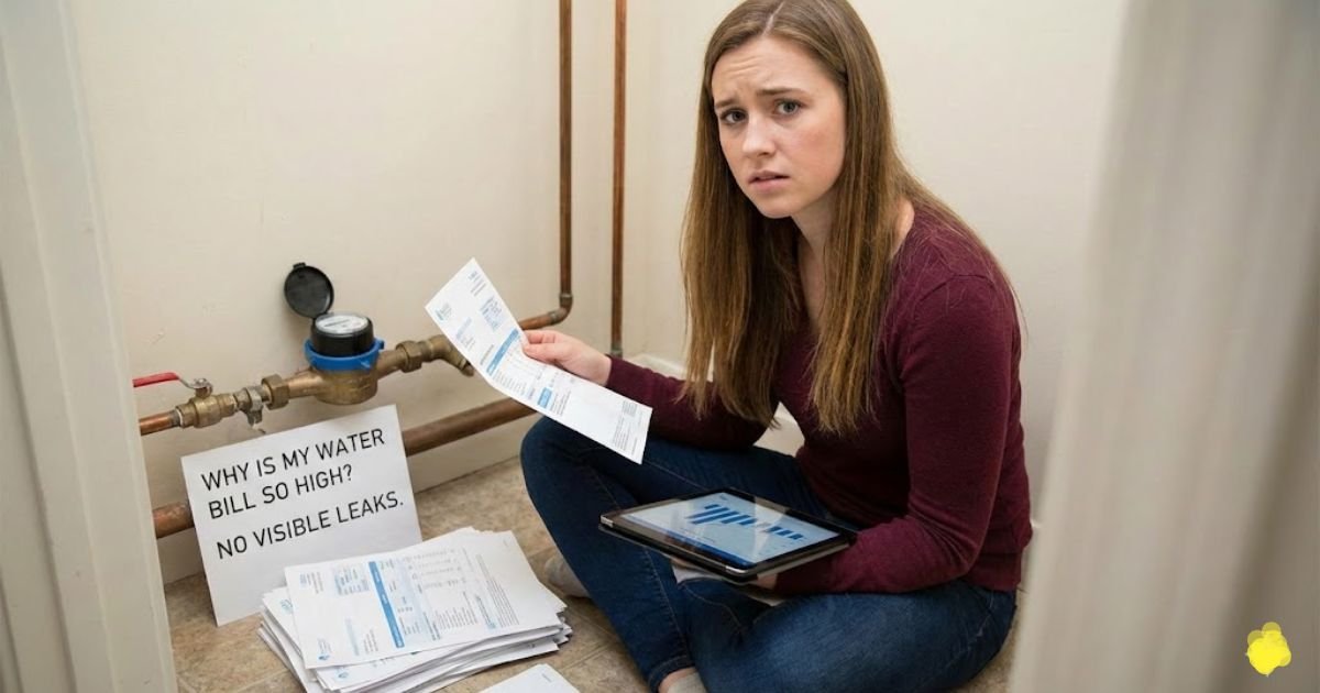 Why is my water bill so high but no visible leaks (Cause, Fix & Costs)