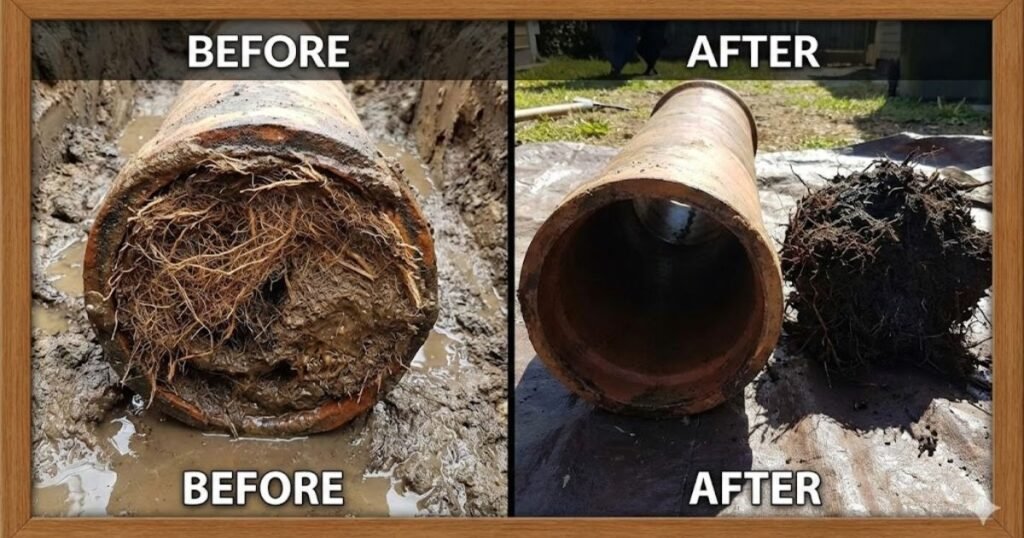 Tree roots in sewer line — removal & repair cost (2026 guide)