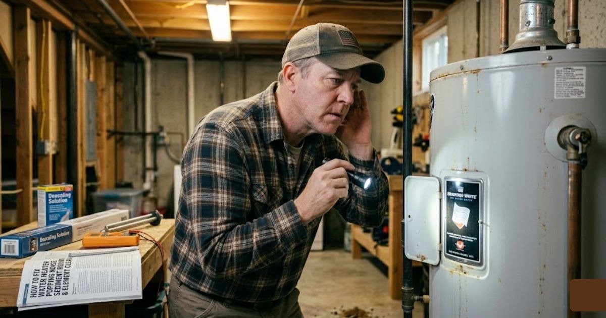 Why Is My Water Heater Making a Popping Noise? Causes & Fixes