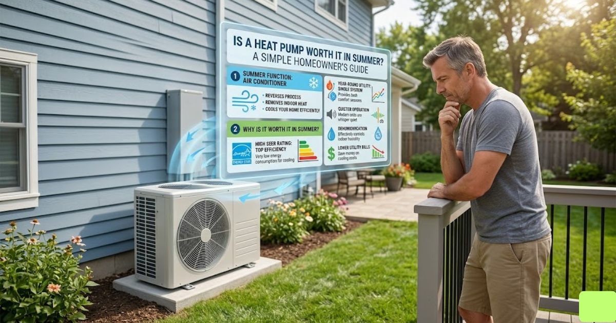 Is a Heat Pump Worth It in Summer? A Simple Homeowner’s Guide