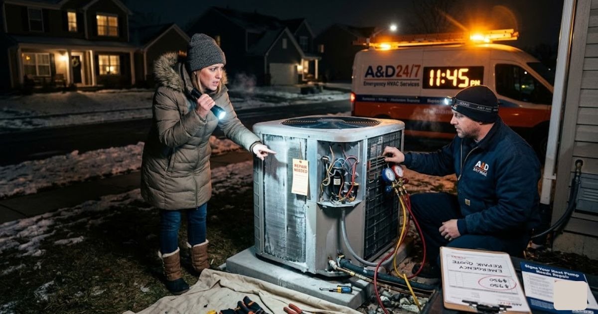 Emergency Heat Pump Repair: Signs, Costs & What to Do