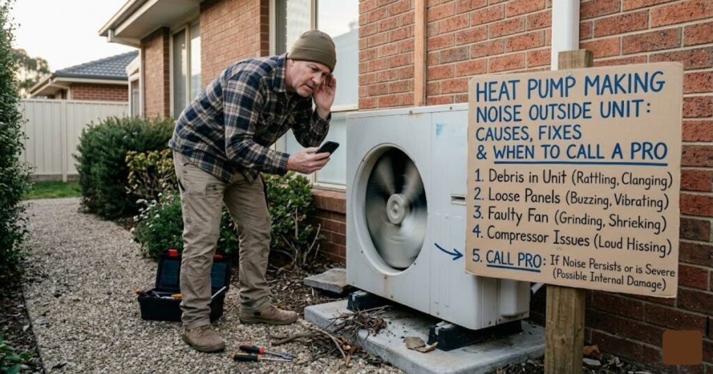 Heat Pump Making Noise Outside Unit: Causes, Fixes & When to Call a Pro