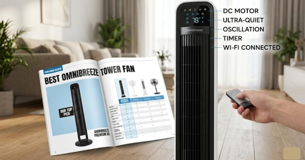 Best OmniBreeze Tower Fan: 2026 Reviews, Comparison & Buyer Guide