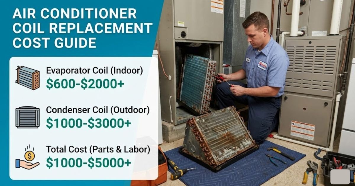 How Much Does Air Conditioner Coil Replacement Cost in 2026? - Plumbing