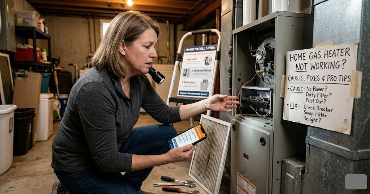 Gas Heater for Home Not Working? Causes, Fixes & Pro Tips