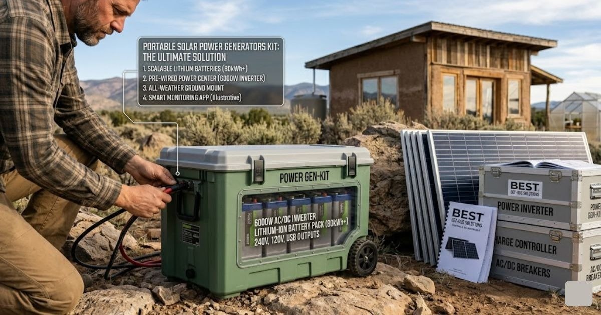 Best Portable Solar Power Generators Kit: Review, Comparison & Buying Guide