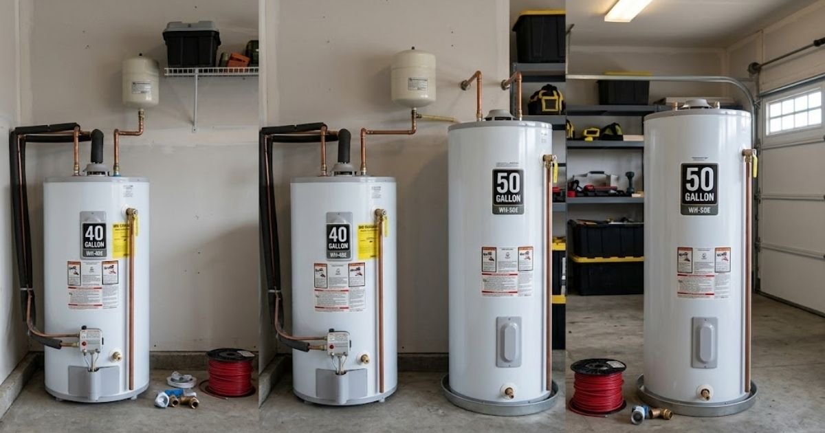 40 vs 50 Gallon Water Heater: Which Size Is Best for Your Home?