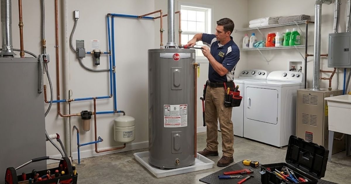 Rheem 50 Gallon Electric Water Heater: Specs, Cost & Reviews