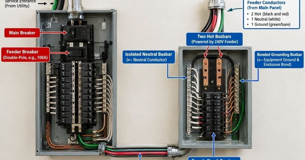 Continuity Ground Test Machine Sub Panel Wiring: Homeowner’s Guide, Costs & Safety - Plumbing Guider