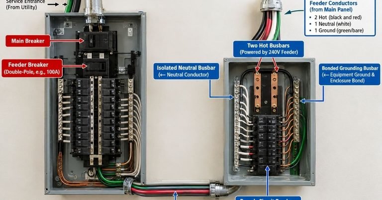 Continuity Ground Test Machine Sub Panel Wiring: Homeowner’s Guide, Costs & Safety - Plumbing Guider