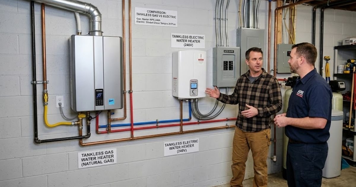 Tankless Gas vs Electric Water Heater: Which Is Right for Your Home?